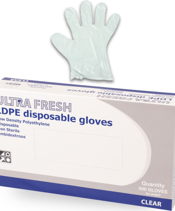 500pcs LDPE Food Handling Gloves Hygiene Protection