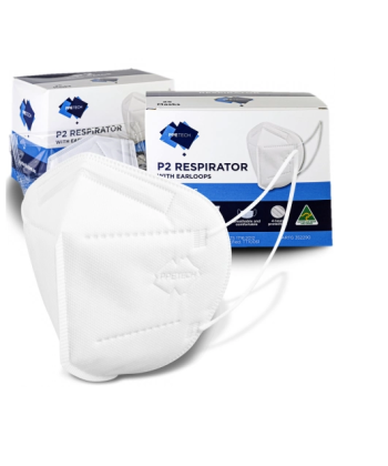 25pcs PPE Tech Australian Made 4-Layer P2 Face Masks with Earloops