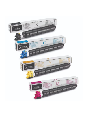 4 Pack Genuine Kyocera TK8339 Toner Combo [1BK,1C,1M,1Y]