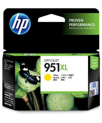 Genuine HP 951XL Yellow Ink Cartridge 1,500 Pages