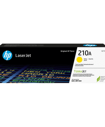 Genuine HP 210A Yellow Toner Cartridge W2102A 1,800 Prints