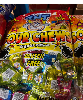 Sour Chews Gluten Free Liquid Filled X 1 kg