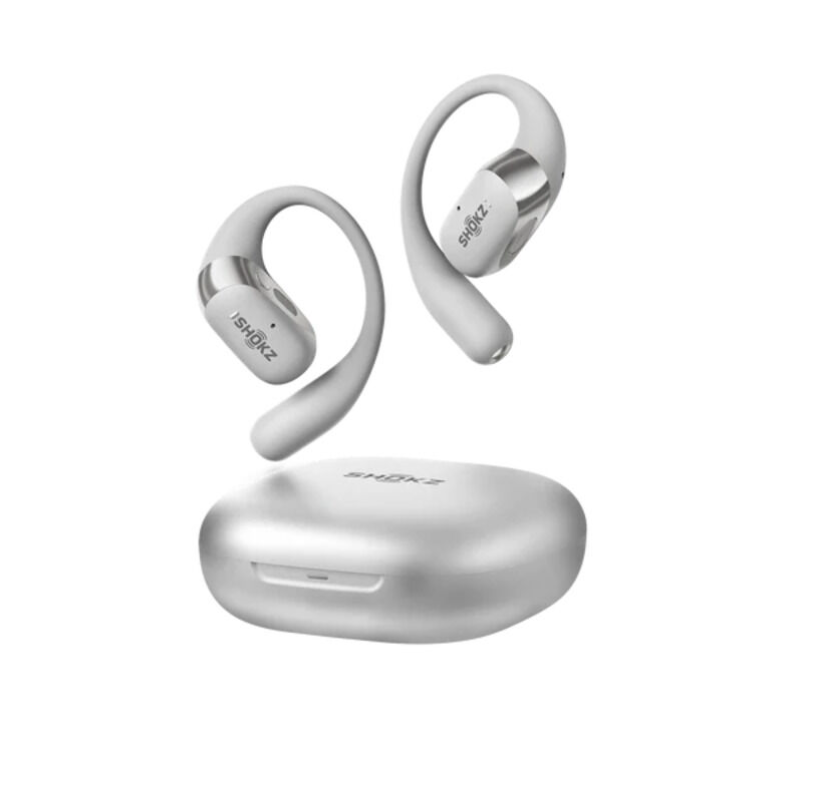 Shokz OpenFit 2Plus Open-Ear True Wireless Earbuds - Grey - Image 2