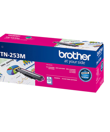Brother TN253 Magenta Toner Cartridge - Yield 1,300 pages