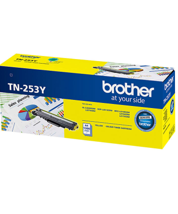 Brother TN253 Yell Toner Cartridge - Yield 1,300 pages