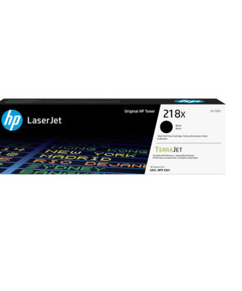 HP 218X Black Toner W2180X - Yield 3,200 pages