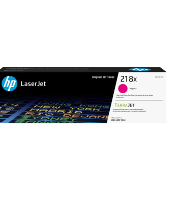 HP 218X Magenta Toner W2183X - Yield  2,500 pages