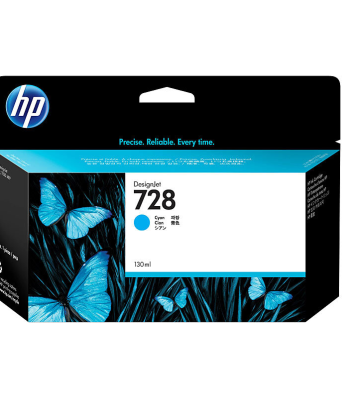 HP 728 130ml Cyan Ink F9J67A