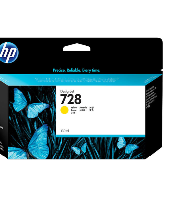 HP 728 130ml Yellow Ink F9J65A