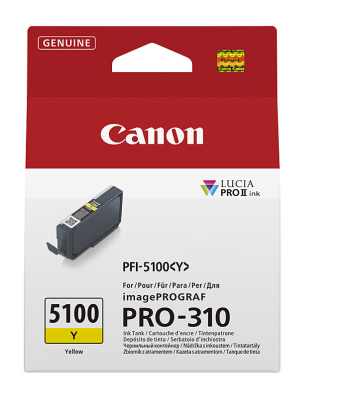Canon PFI5100 Yellow Ink Cartridge