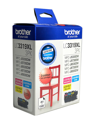 Brother LC3319XL CMY Colour Pack