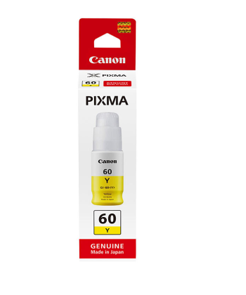 Canon GI60 Yellow Ink Bottle - Yield 7,700 pages