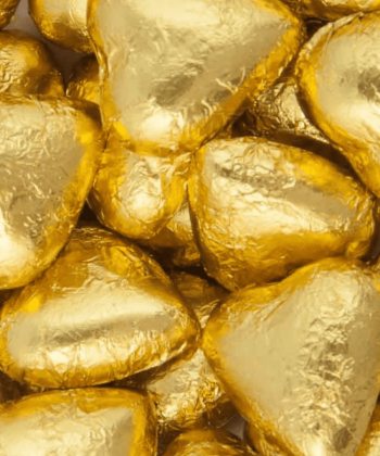 Chocolate Hearts Gold 1 KG