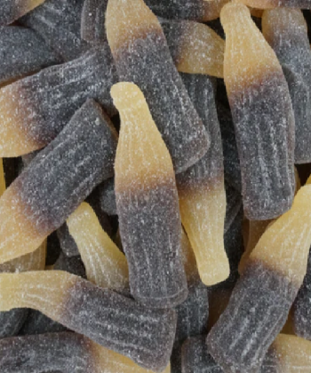 Giant Sour Cola Bottles Gummies - 1KG