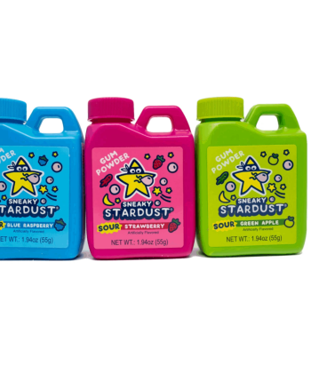 Sneaky Stardust Sour Powder Assorted Flavour - 12 Pieces