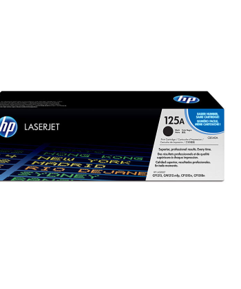 HP 125A Black Toner CB540A - Yield  2200 pages