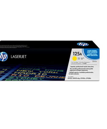 HP 125A Yellow Toner CB542A - Yield  1400 pages