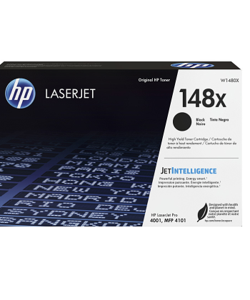 HP 148X Black Toner W1480X - Yield 9,500 pages