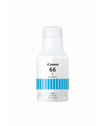 Canon GI66 Cyan Ink Bottle - Yield 14000 pages