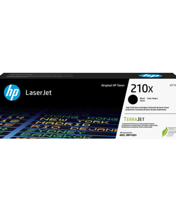 HP 210X Black Toner W2100X Yield 7,500 pages