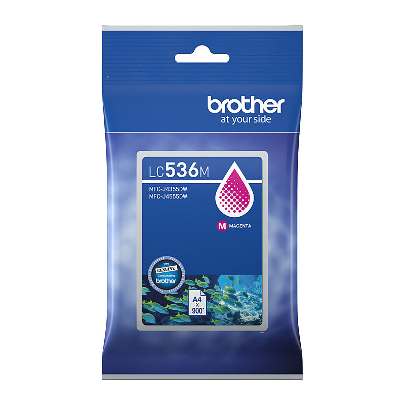 Brother LC-536M Magenta Ink- Yield up to 900 pages