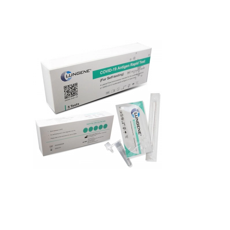 5/Pack Clungene Covid-19 Rapid Antigen Test Kit Nasal Very high sensitivity