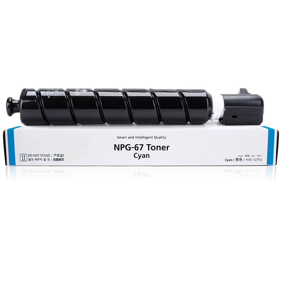 Canon TG67C GPR53 NPG-67 Compatible Cyan Toner Cartridge 19,000 Prints
